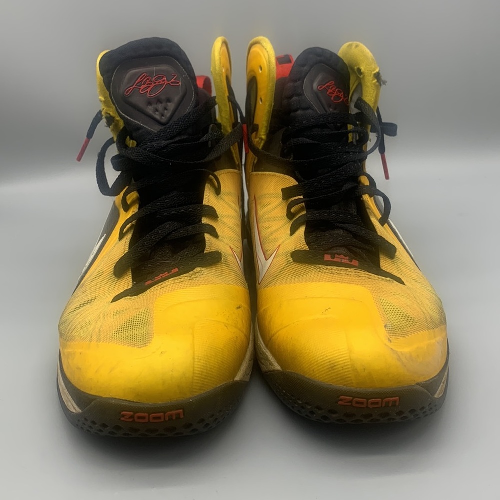 Nike LeBron IX 9 Elite Taxi LeBron James Miami Heat Cavs LA Lakers PE Size 13 - Picture 3 of 7